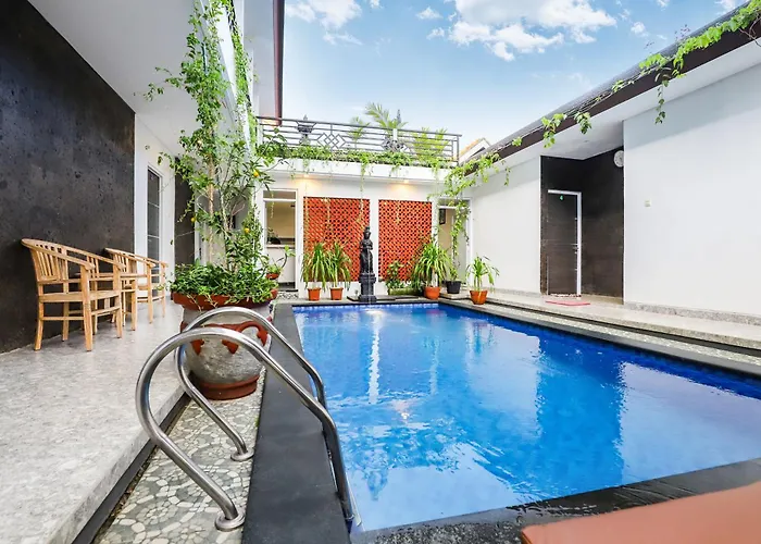 Pensión White Blue House 5 - Pvt Room, Shared Pool&kitchen 3*